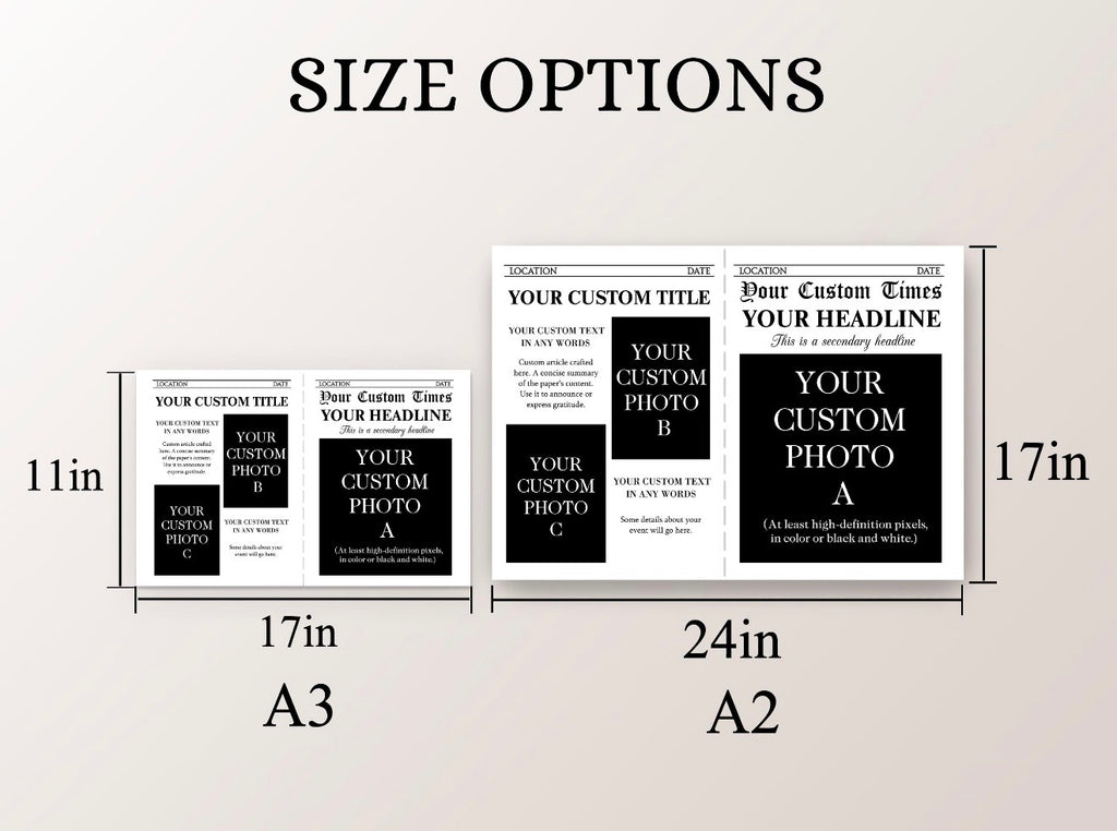 Custom Inspired Newspaper