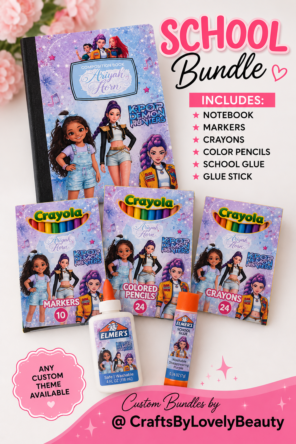 ✨ CUSTOM SCHOOL SUPPLY BUNDLE ✨