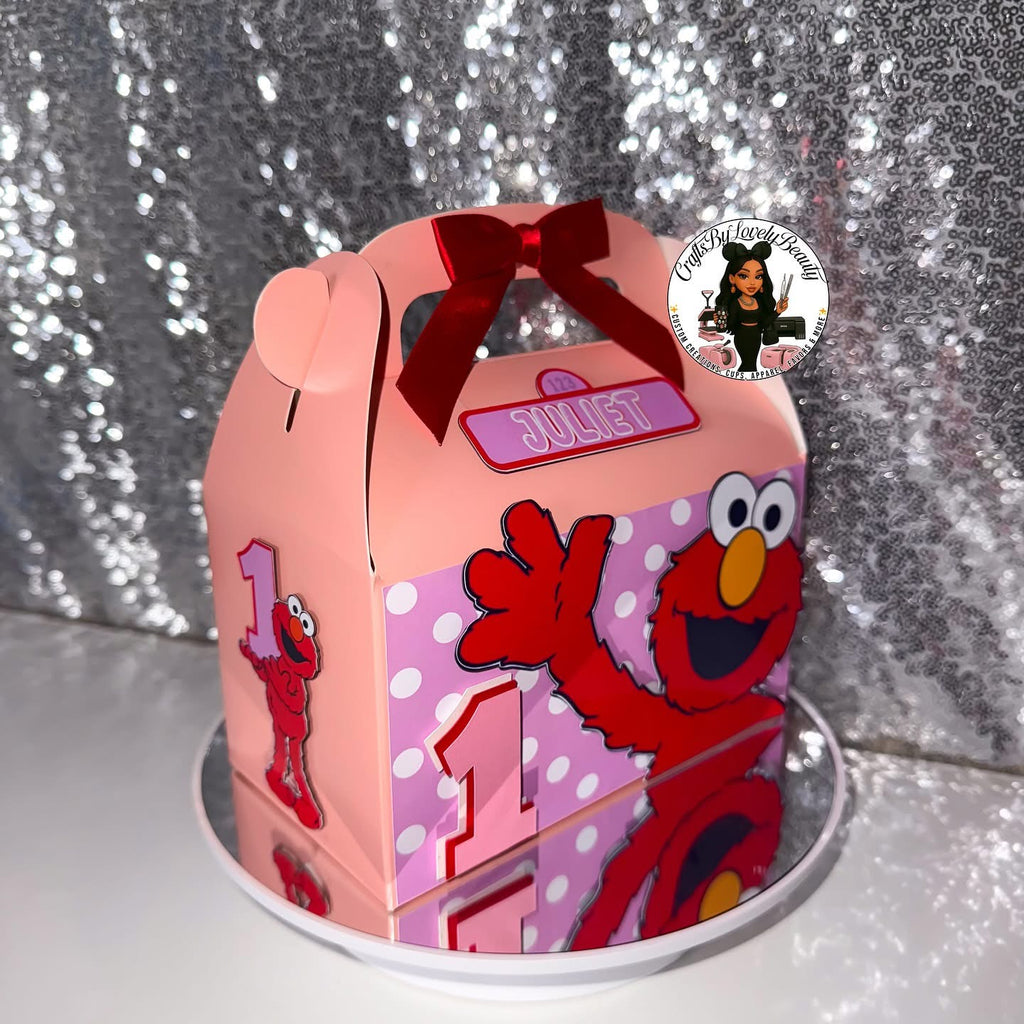 Elmo Girly Treat Boxes