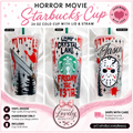 Jason Horror Inspired 24oz Cold Cup 🔪🩸