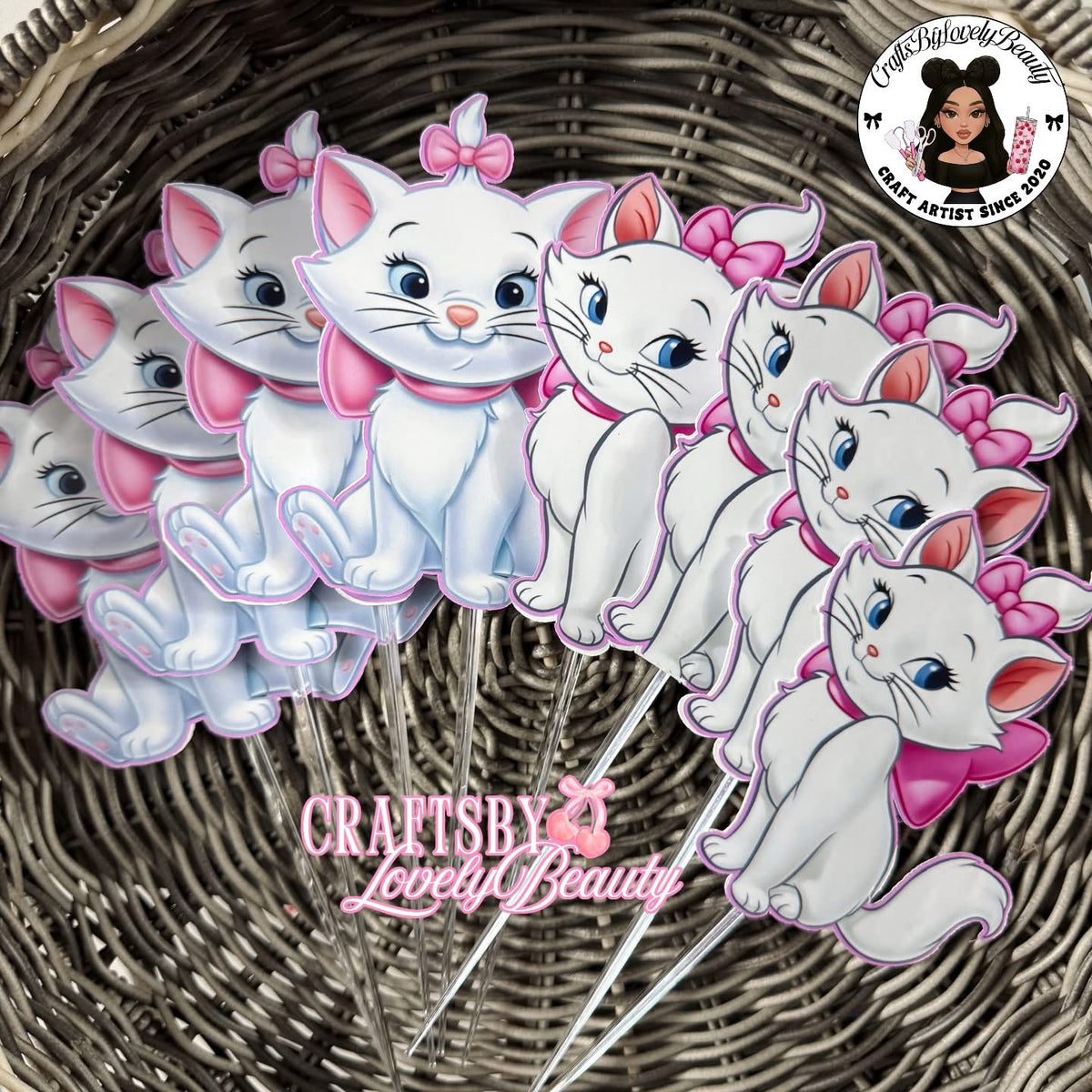 ✨Custom Center Piece Toppers (12) 🎉